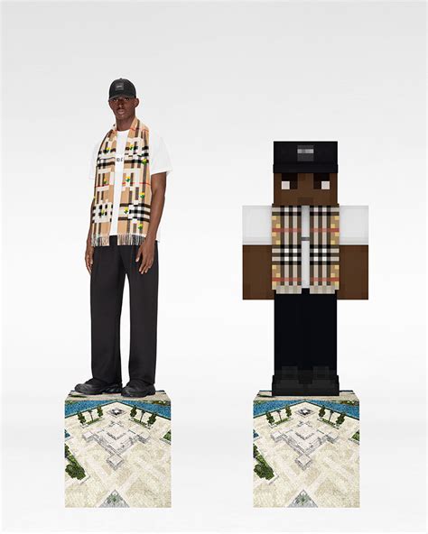 burberry minecraft pop up.